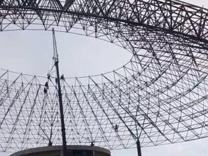 吴忠篮球馆球形网架厂家价格